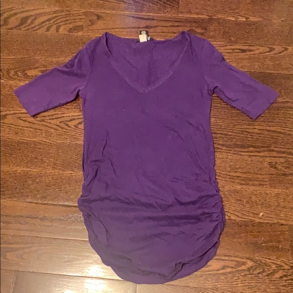 Purple 3/4 Sleeve Tunic - XS - Picture 1 of 3